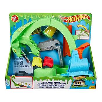 Hot Wheels Zehirli Ylanla arpma Oyun Seti