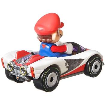 Hot Wheels Mario Kart Karakter Aralar Mario P-Wing