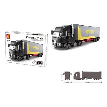 Wange Truck 352 Para Kamyon Serisi Konteyner Kamyonu