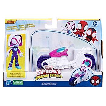 Spidey and His Amazing Friends Motosikletli Ghost-Spider