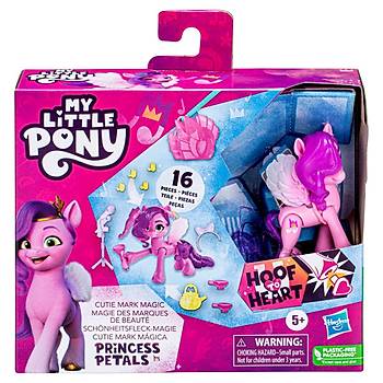 My Little Pony Yeni Bir Nesil Sevimli aret Sihri Figrler Princess Petals
