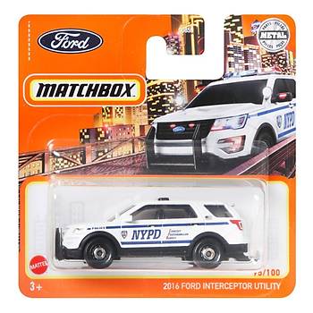 Matchbox 1:64 Tekli Arabalar '16 Ford Interceptor Utility