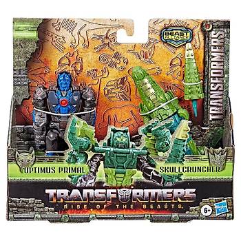 Transformers Rise Of The Beasts kili Figr Optimus Primal & Skullcruncher