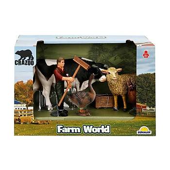 Crazoo Farm World iftlik Hayvanlar Seti Koyun