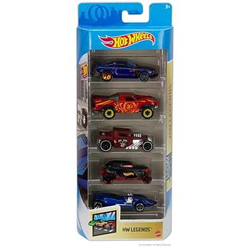 Hot Wheels 5'li Araba Seti Hw Legends