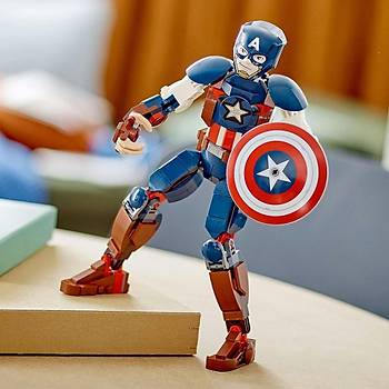 LEGO Marvel Kaptan Amerika Yapım Figürü