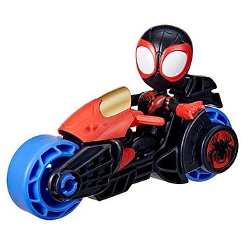 Spidey and His Amazing Friends Motosikletli Miles Morales