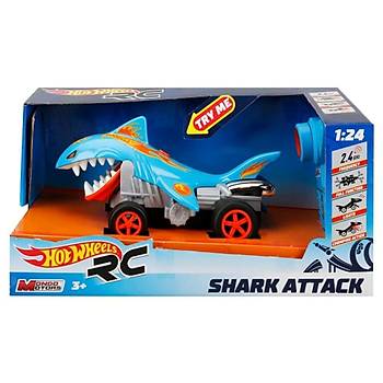 Mondo 1:24 Hot Wheels Uzaktan Kumandalı Araba 30 Cm Shark Attack