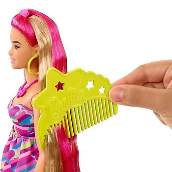 Barbie Upuzun Muhteem Sal Bebekler ve Aksesuarlar Esmer iek