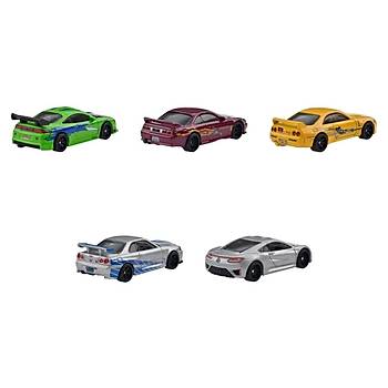 Hot Wheels Premium Gösteri Dünyası Fast & Furious 5'li Set DMC55-979L
