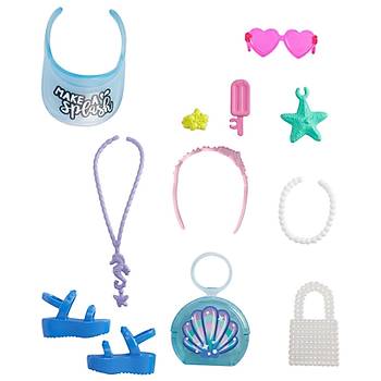Barbie'nin Moda Aksesuarlar Paketleri Plaj Aksesuarlar