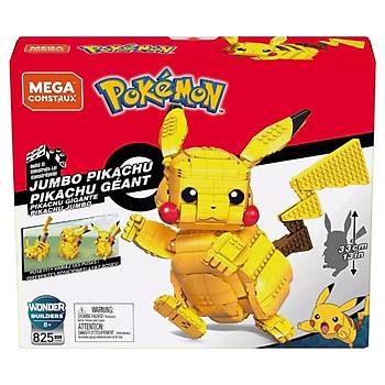 Mega Construx Pokemon Figürler 825 Parça Jumbo Pikachu