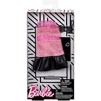 Barbie'nin Son Moda Kyafetleri Pembe Siyah Elbise