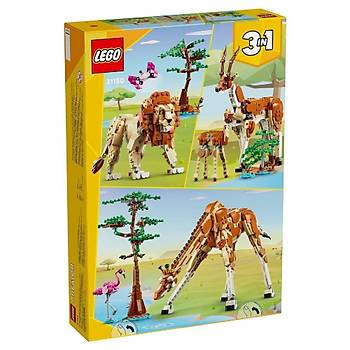 LEGO Creator Vahşi Safari Hayvanları 31150 - 9 Yaş ve Üzeri Çocuklar için İnşa Edilebilen Zürafa, Ce