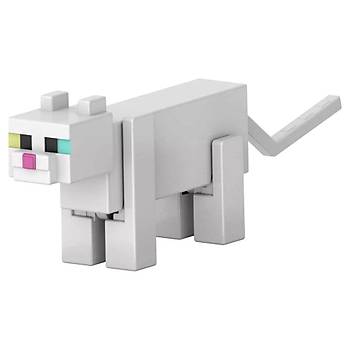 Minecraft Aksesuarl Figrler Beyaz Kedi