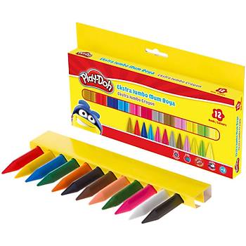 Play Doh Extra Jumbo Mum Boya 12 Renk