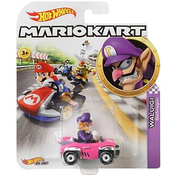 Hot Wheels Mario Kart Karakter Aralar Waluigi
