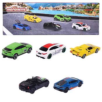 Majorette 1:64 Giftpack 5'li Arabalar Serisi Italian Dream