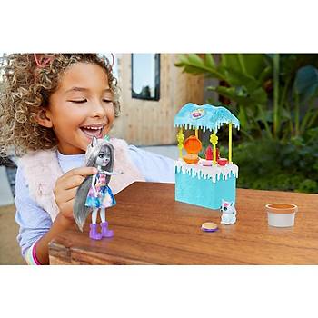 Enchantimals Hawna Husky & Whipped Cream Scak ikolata Stand