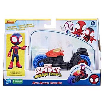 Spidey and His Amazing Friends Motosikletli Miles Morales