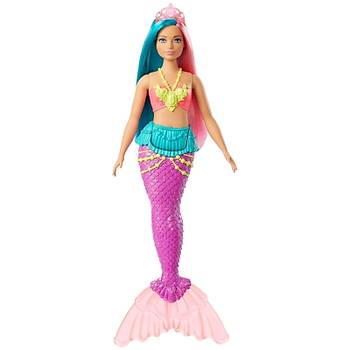 Barbie Dreamtopia Denizkz Bebekler Ak Tenli Mavi Pembe Sal