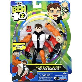 Ben 10 Omni-Glitch Heroes Ben-Four Arms-Rath