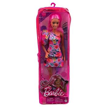 Barbie Byleyici Parti Bebekleri Tek Omuz Elbiseli
