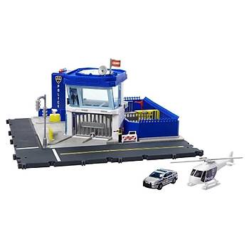 Matchbox Aksiyon Srcleri Oyun Seti Ikl ve Sesli Polis Karakolu Telsiz Hatt