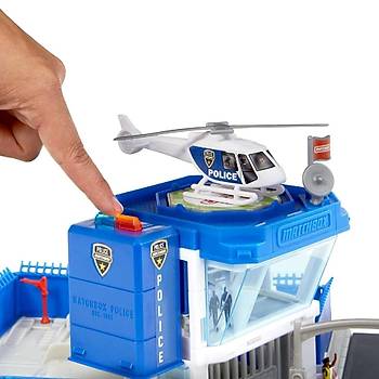 Matchbox Aksiyon Srcleri Oyun Seti Ikl ve Sesli Polis Karakolu Telsiz Hatt