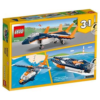 LEGO Creator 3' 1 Arada Spersonik Jet