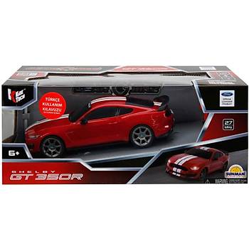 Kidztech 1:26 Uzaktan Kumandal Shelby Gt 350R Krmz