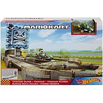 Hot Wheels Mario Kart lgn Yaratklar Oyun Seti Thwomp Ruins