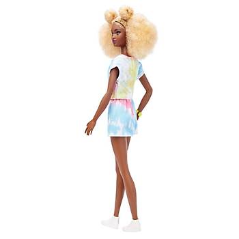 Barbie Byleyici Parti Bebekleri Sarn Afro Sal Batik Tulumlu