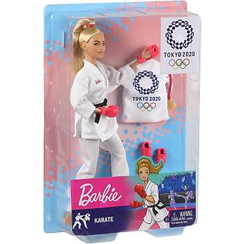 Barbie Olimpiyat Bebekleri Karateci Bebek