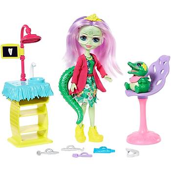 Enchantimals Andie Alligator & Marshy Oyun Seti Gler Yzl Dii
