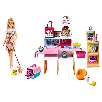 Barbie ve Evcil Hayvan Dkkan Oyun Seti