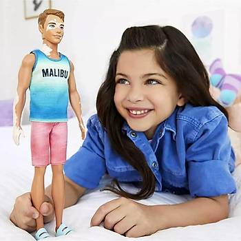 Barbie Yakışıklı Ken Bebekler Model 192 Malibu T Shirt