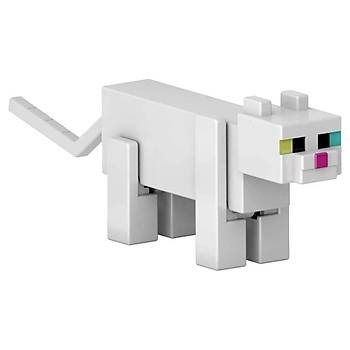 Minecraft Aksesuarlı Figürler Beyaz Kedi
