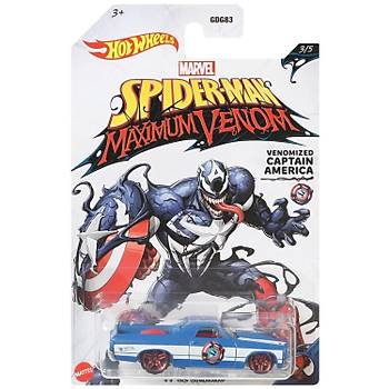 Hot Wheels Temal Arabalar Spiderman Maximum Venom Captain America