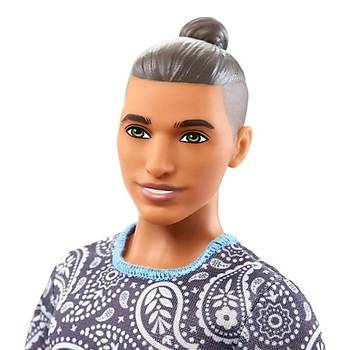 Barbie Yakışıklı Ken Bebekler Model 204 Paisley Tee T-Shirt