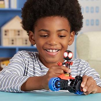 Spidey and His Amazing Friends Motosikletli Miles Morales