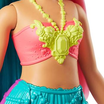Barbie Dreamtopia Denizkz Bebekler Ak Tenli Mavi Pembe Sal