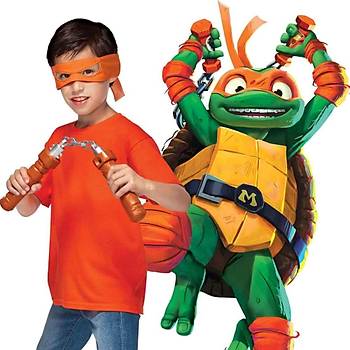 Tmnt Ninja Kaplumbaalar Maske ve Aksesuar Seti Michelangelo