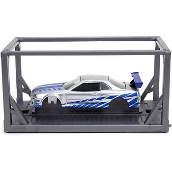 Jada 1:55 Hzl ve fkeli Brain's Nissan Skyline Gt-R R34