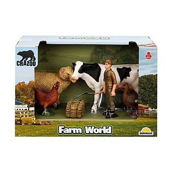 Crazoo Farm World iftlik Hayvanlar Seti Ko