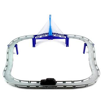Chengmei Track Racing Ikl ve Sesli Kprl Araba Oyun Seti 190 Cm