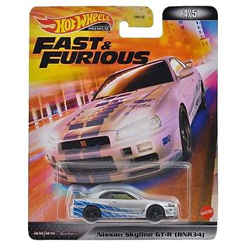 Hot Wheels Premium Gsteri Dnyas Fast & Furious Nissan Skyline GT-R (BNR34)