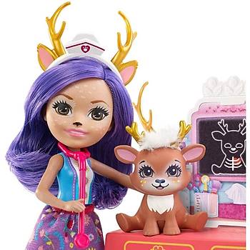 Enchantimals Denesse Deer & Sprint Oyun Seti Hayvan Dostu Veteriner