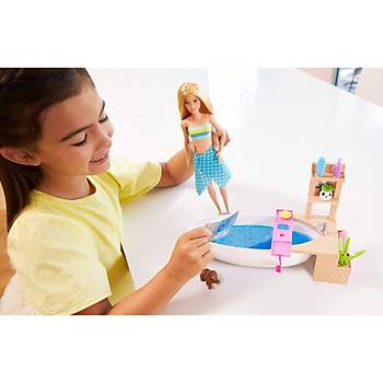 Barbie Wellness Barbie'nin Spa Gn Oyun Seti
