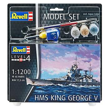 Revell 1:1200 Hms King George V Model Gemi Set